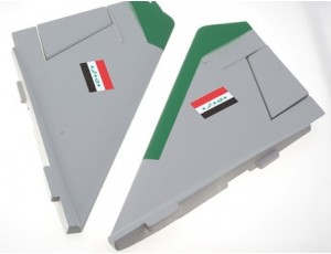 Flyfans Mig-25 Iraqi Twin 64mm EDF Jet Rudder Set 